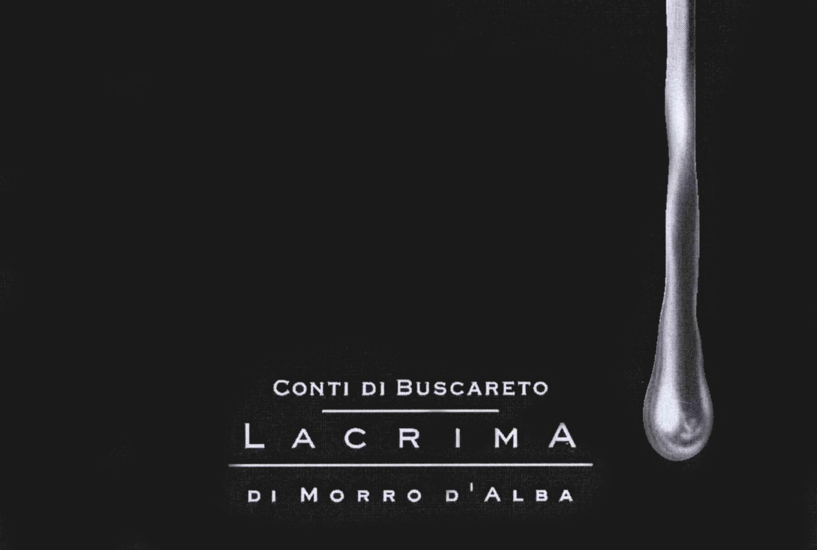 Conti di Buscareto Lacrima di Morro d'Alba 2012 Front Label