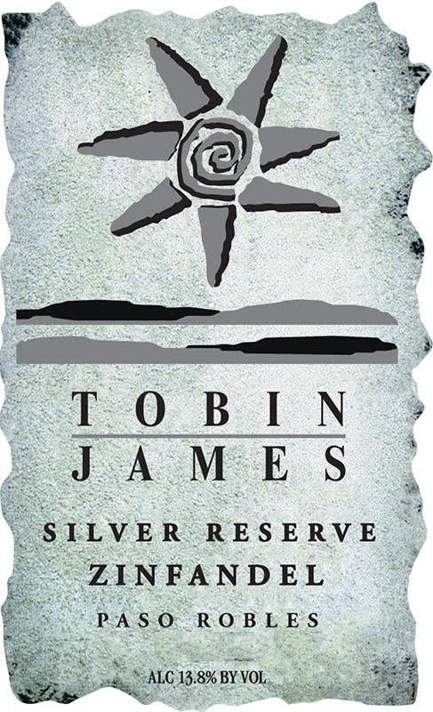 Tobin James Silver Reserve Zinfandel 2012 Front Label