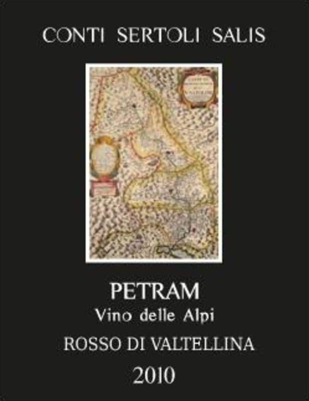 Conti Sertoli Salis Srl. Rosso di Valtellina Petram 2010 Front Label