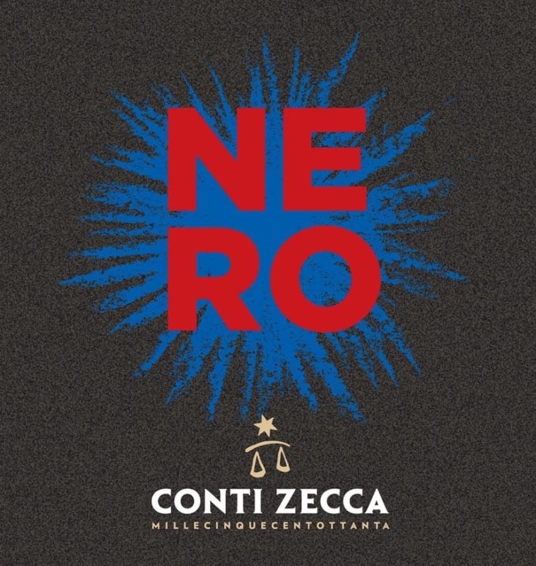 Conti Zecca Salento Nero Rosso 2008 Front Label