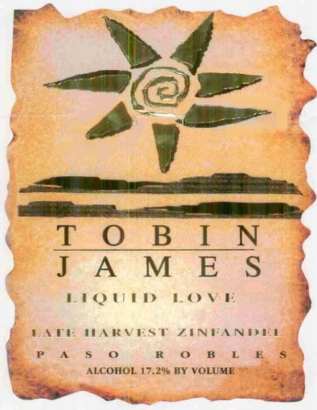 Tobin James Liquid Love Late Harvest Zinfandel 2008 Front Label