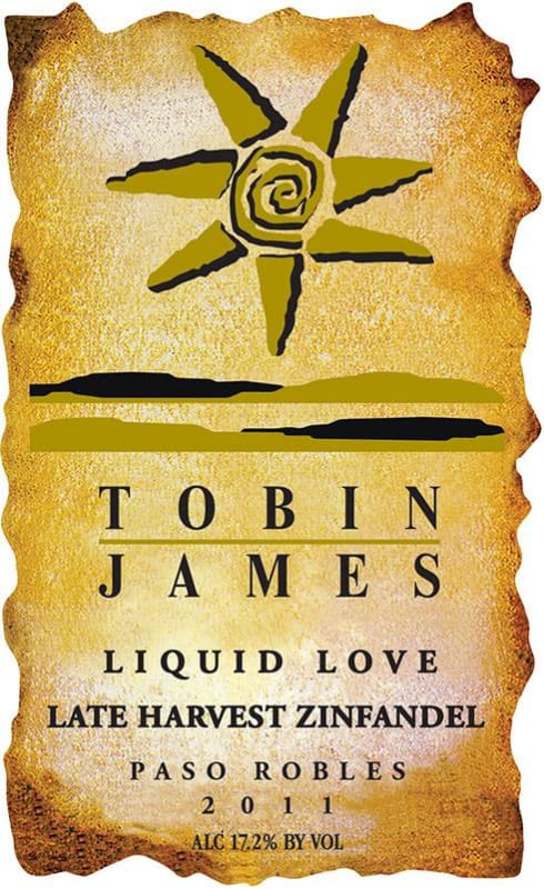 Tobin James Liquid Love Late Harvest Zinfandel 2011 Front Label