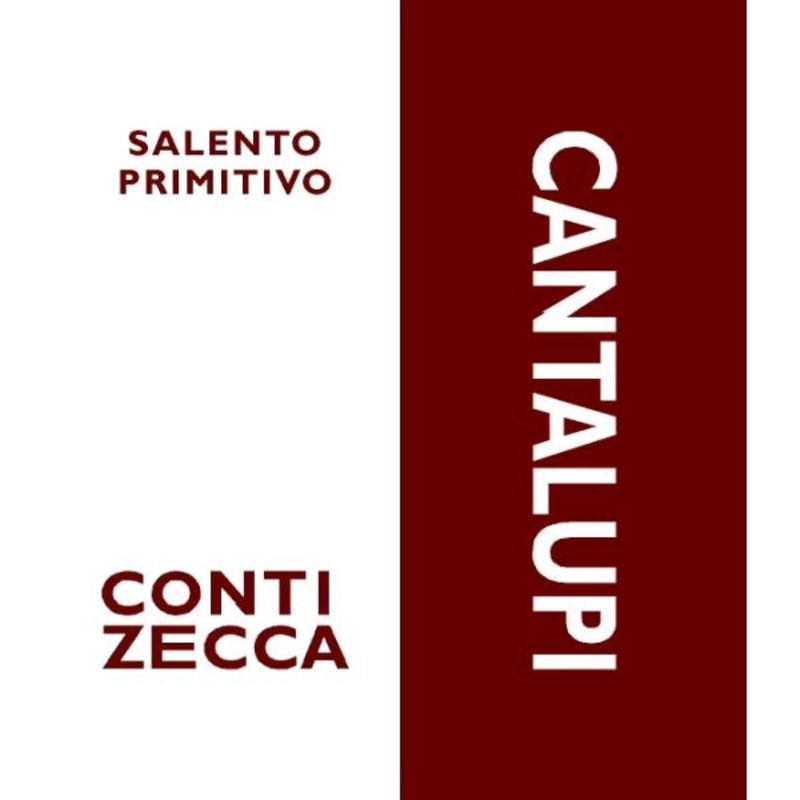 Conti Zecca Salento Cantalupi Primitivo Rosso 2013 Front Label