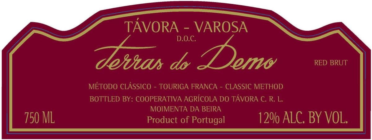 Terras do Domo Espumante Tinto Bruto Touriga Franca 2013 Front Label