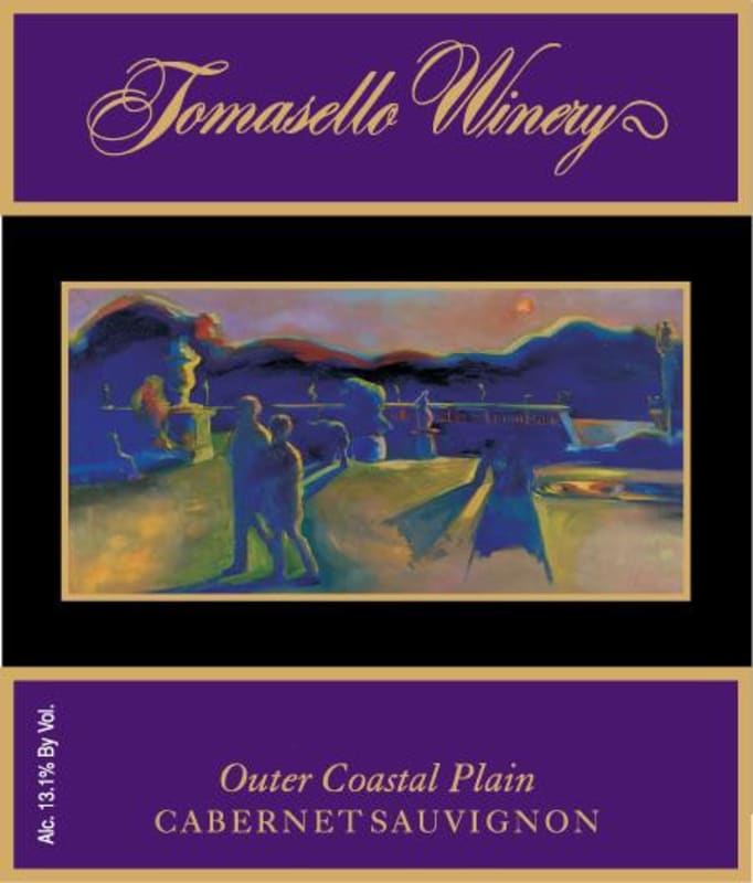Tomasello Winery Cabernet Sauvignon 2011 Front Label