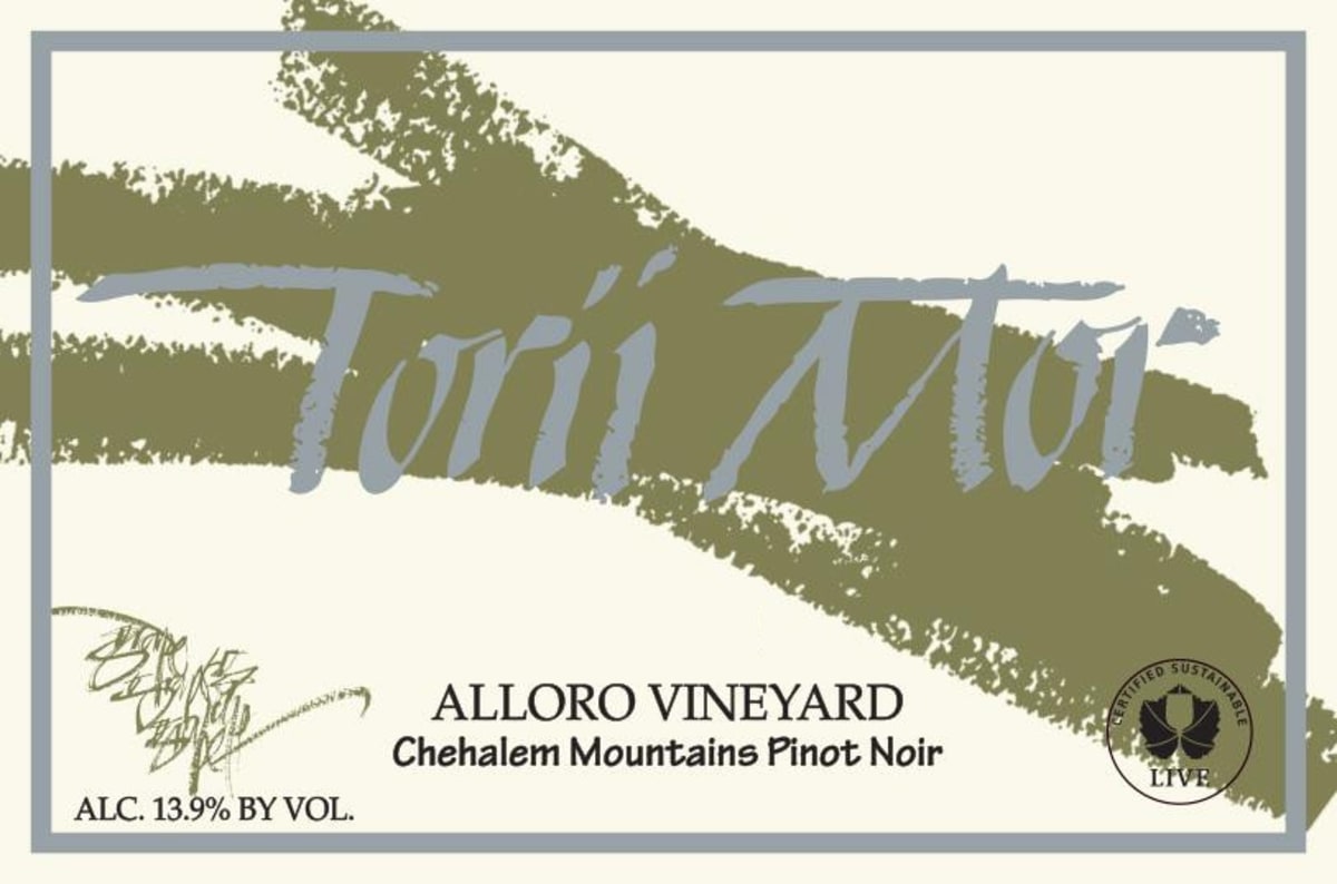 Torii Mor Alloro Vineyard Pinot Noir 2013 Front Label