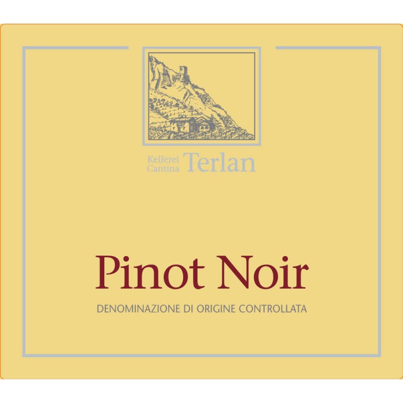Terlan Pinot Noir 2016 Front Label
