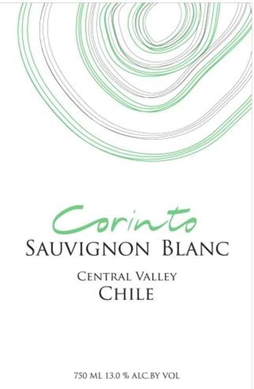 Corinto Wines Sauvignon Blanc 2015 Front Label