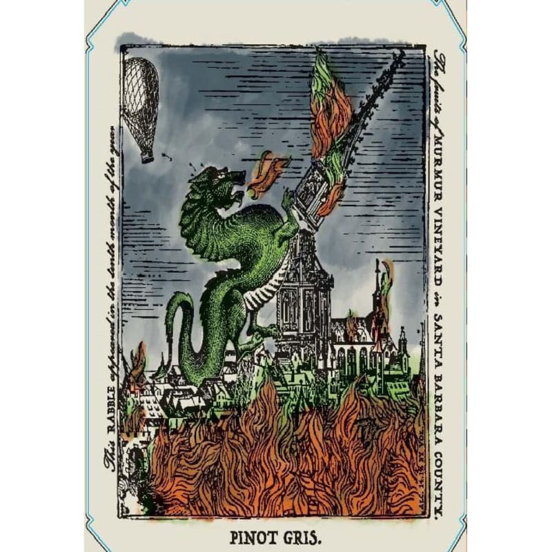 Rabble Pinot Gris 2016 Front Label
