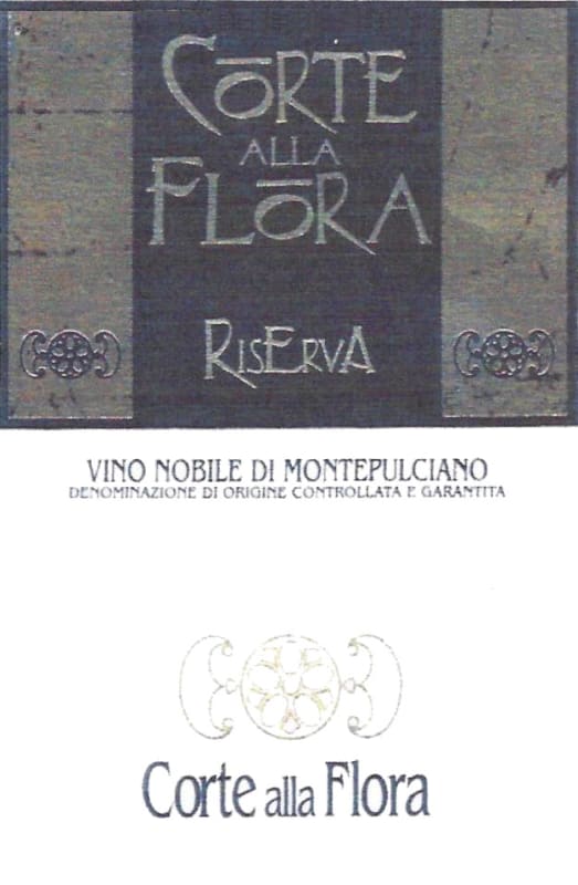 Corte alla Flora Vino Nobile di Montepulciano Riserva 2011 Front Label