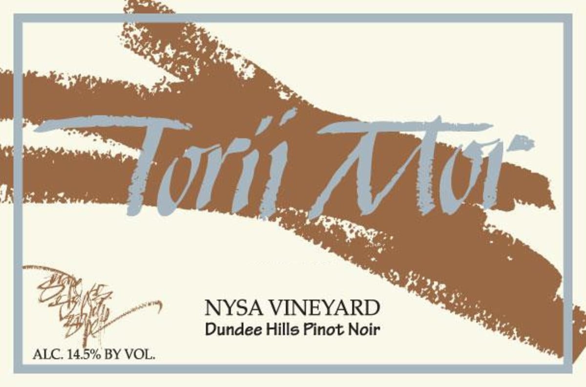 Torii Mor Nysa Vineyard Pinot Noir 2012 Front Label