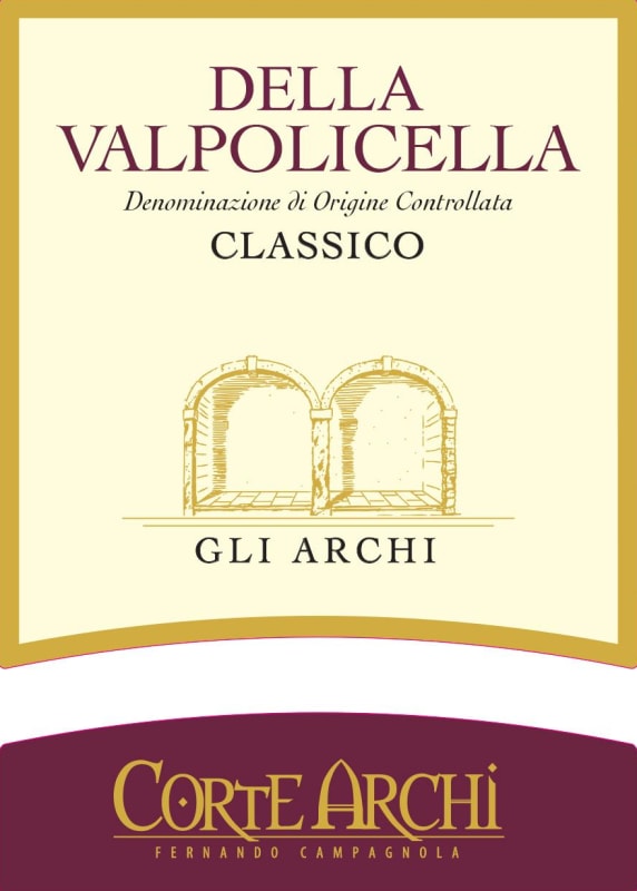 Corte Archi Amarone della Valpolicella Classico 2012 Front Label