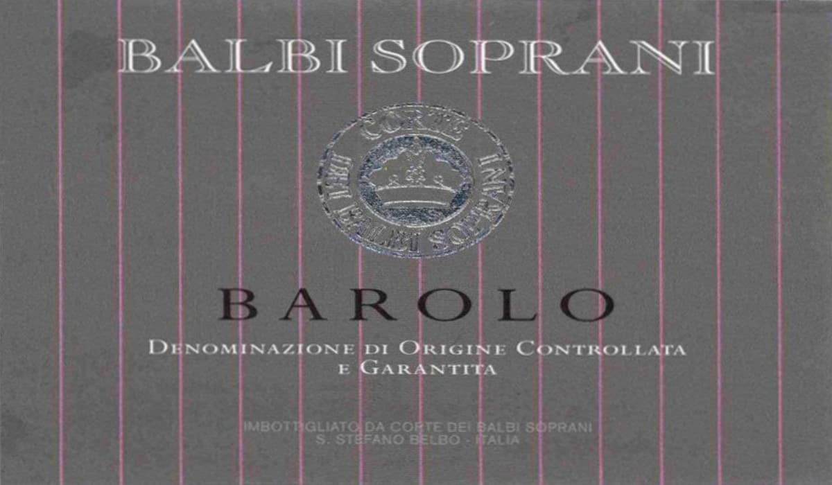 Corte dei Balbi Soprani Srl Barolo 2010 Front Label