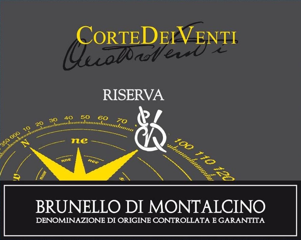 Corte dei Venti Quattroventi Brunello di Montalcino Riserva 2010 Front Label
