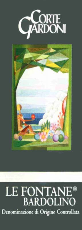 Corte Gardoni Bardolino Le Fontane 2013 Front Label