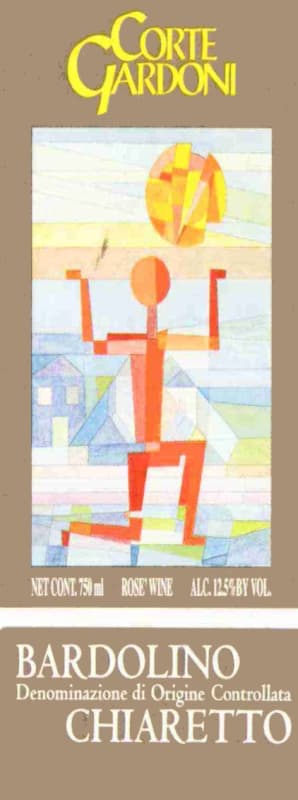 Corte Gardoni Bardolino Chiaretto 2009 Front Label