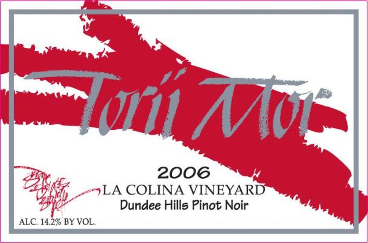 Torii Mor La Collina Vineyard Pinot Noir 2006 Front Label