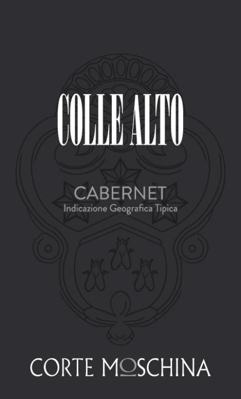 Corte Moschina Veneto Colle Alto Cabernet 2013 Front Label