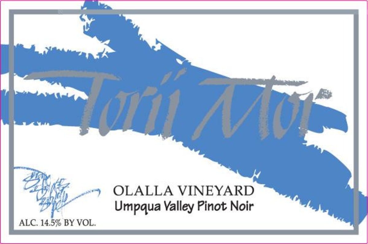 Torii Mor Olalla Vineyard Pinot Noir 2008 Front Label