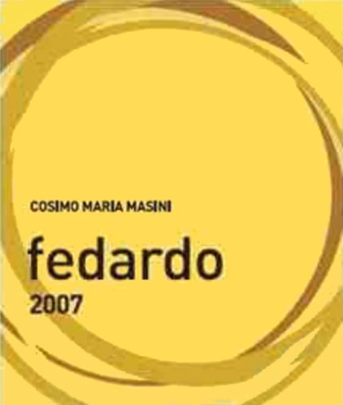 Cosimo Maria Masini Vin Santo del Chianti Fedardo 2007 Front Label