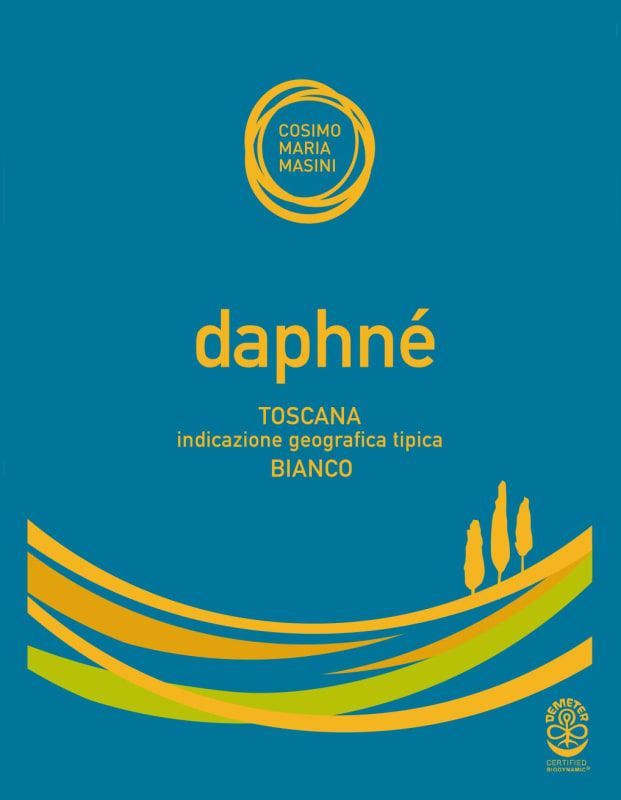 Cosimo Maria Masini Toscana Daphne Bianco 2014 Front Label