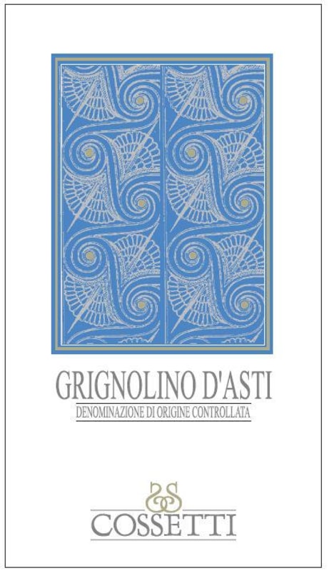 Cossetti Winery Grignolino d'Asti 2015 Front Label
