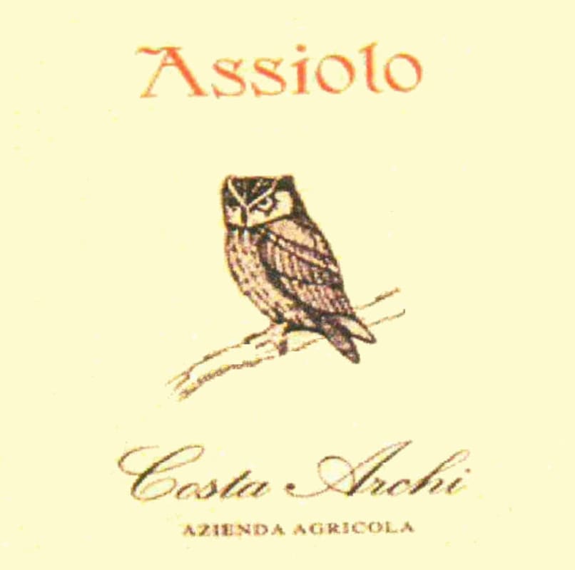 Costa Archi Romagna Assiolo Sangiovese 2011 Front Label