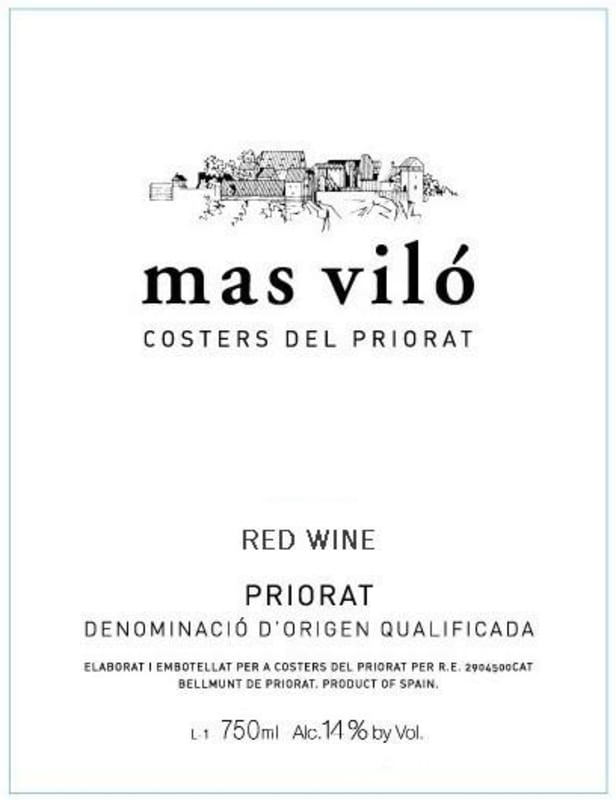 Costers del Priorat Mas Vilo 2004 Front Label