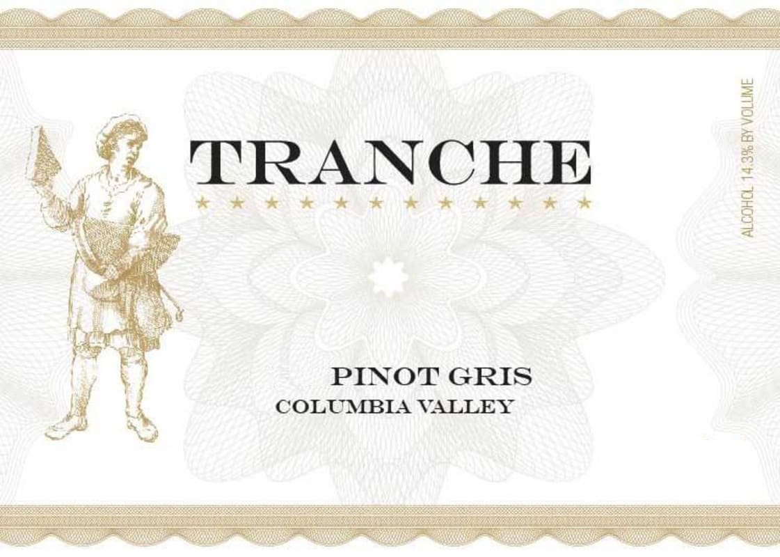 Tranche Cellars Pinot Gris 2012 Front Label