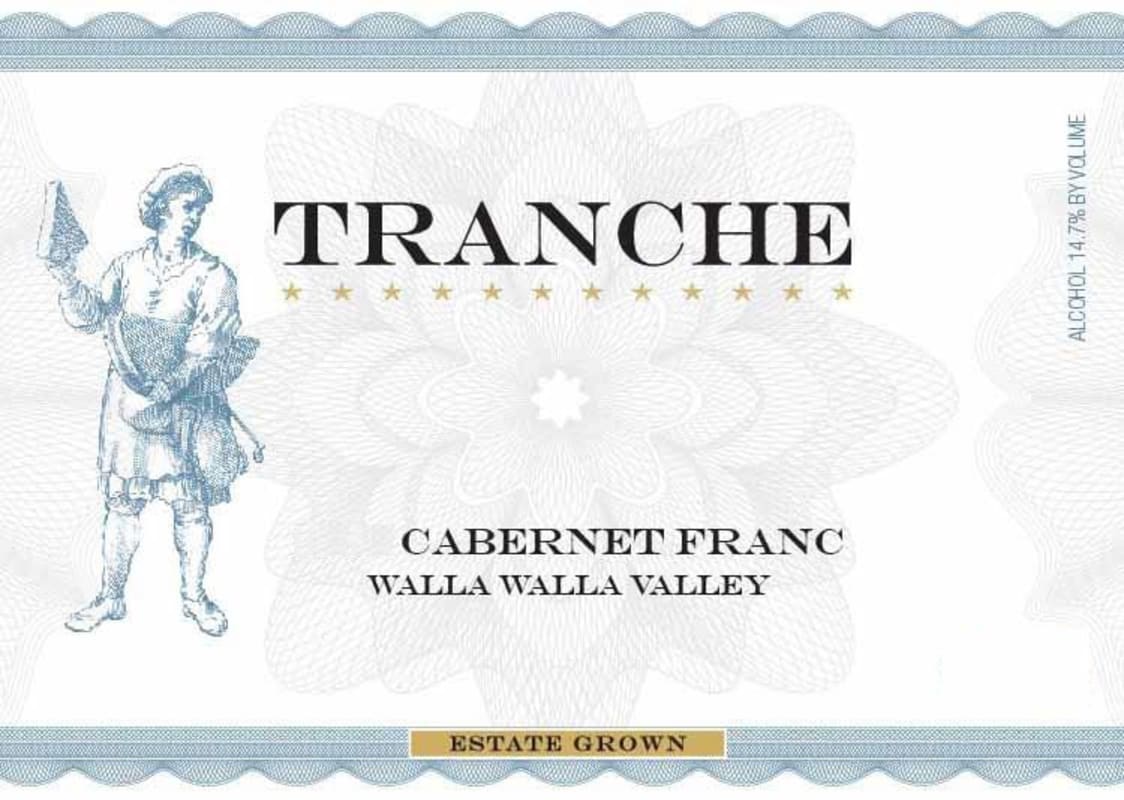 Tranche Cellars Cabernet Franc 2011 Front Label