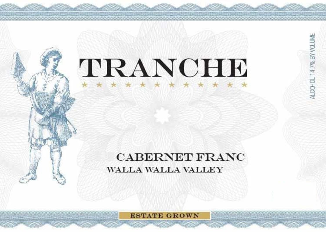 Tranche Cellars Cabernet Franc 2009 Front Label