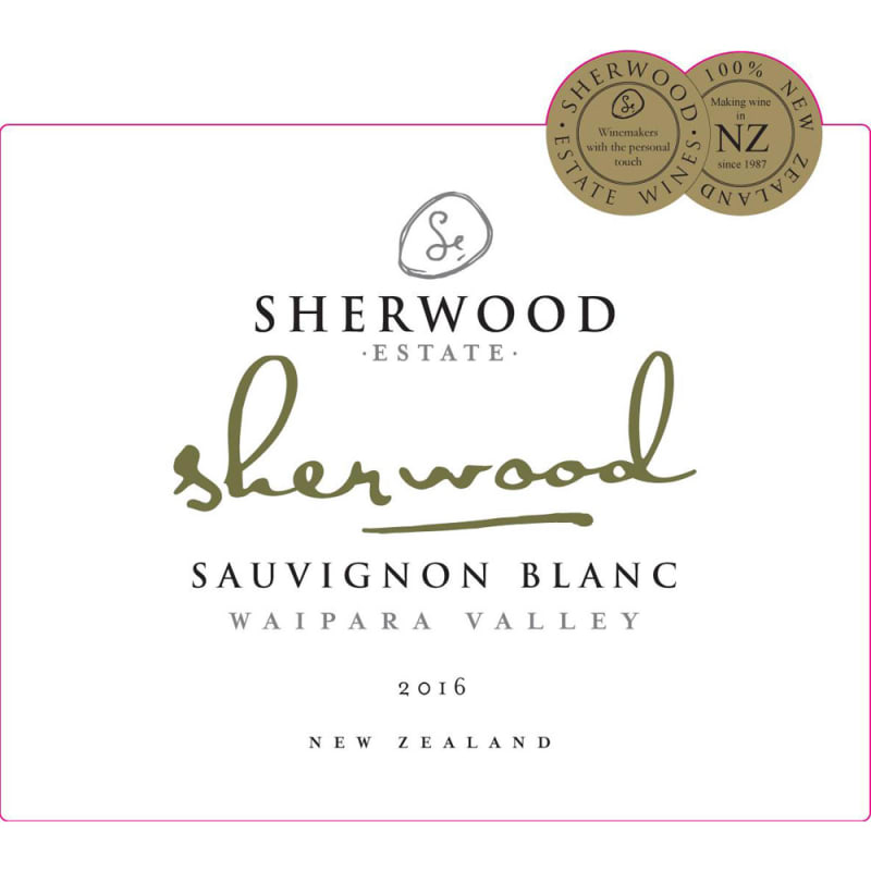 Sherwood Estate Sauvignon Blanc 2016 Front Label