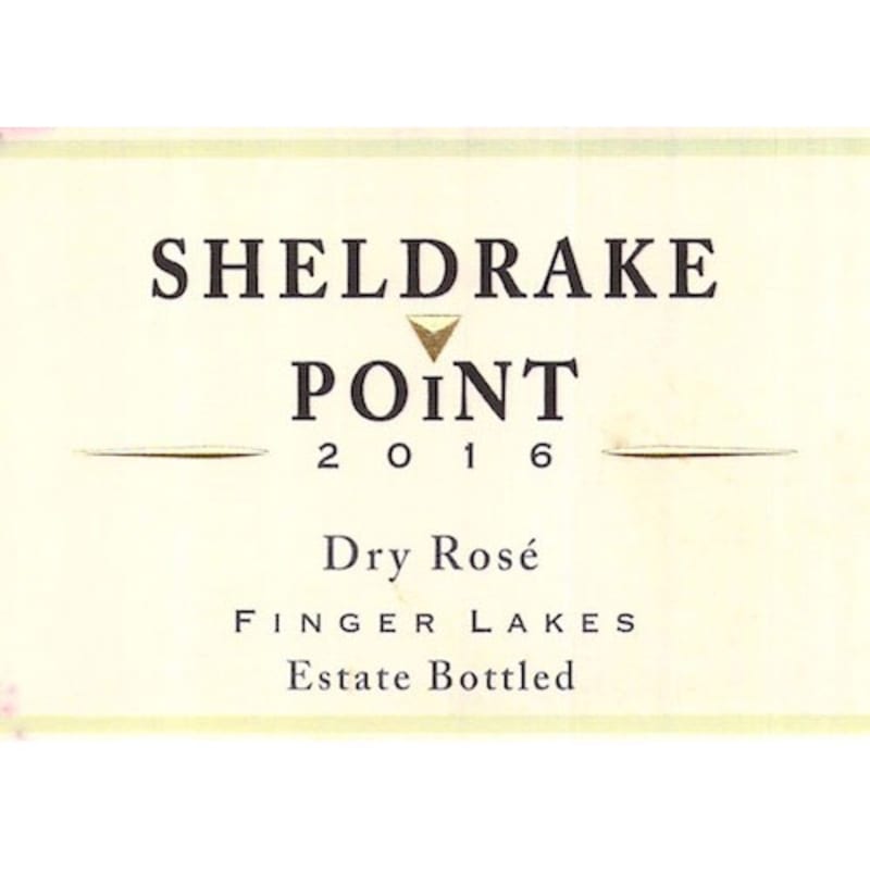 Sheldrake Point Dry Rose 2016 Front Label