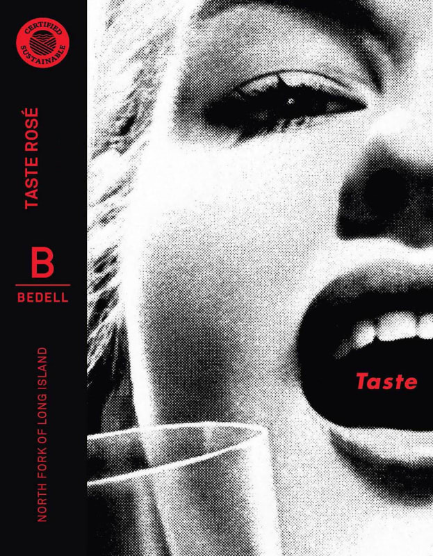 Bedell Cellars Taste Rose 2015 Front Label