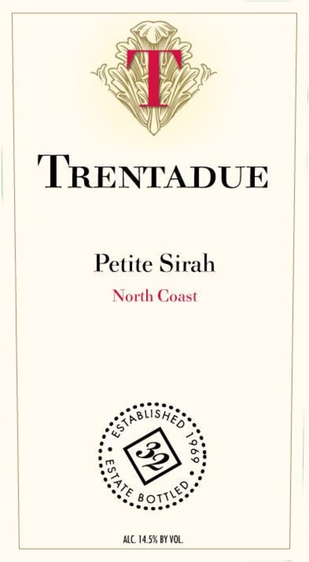 Trentadue Petite Sirah 2013 Front Label