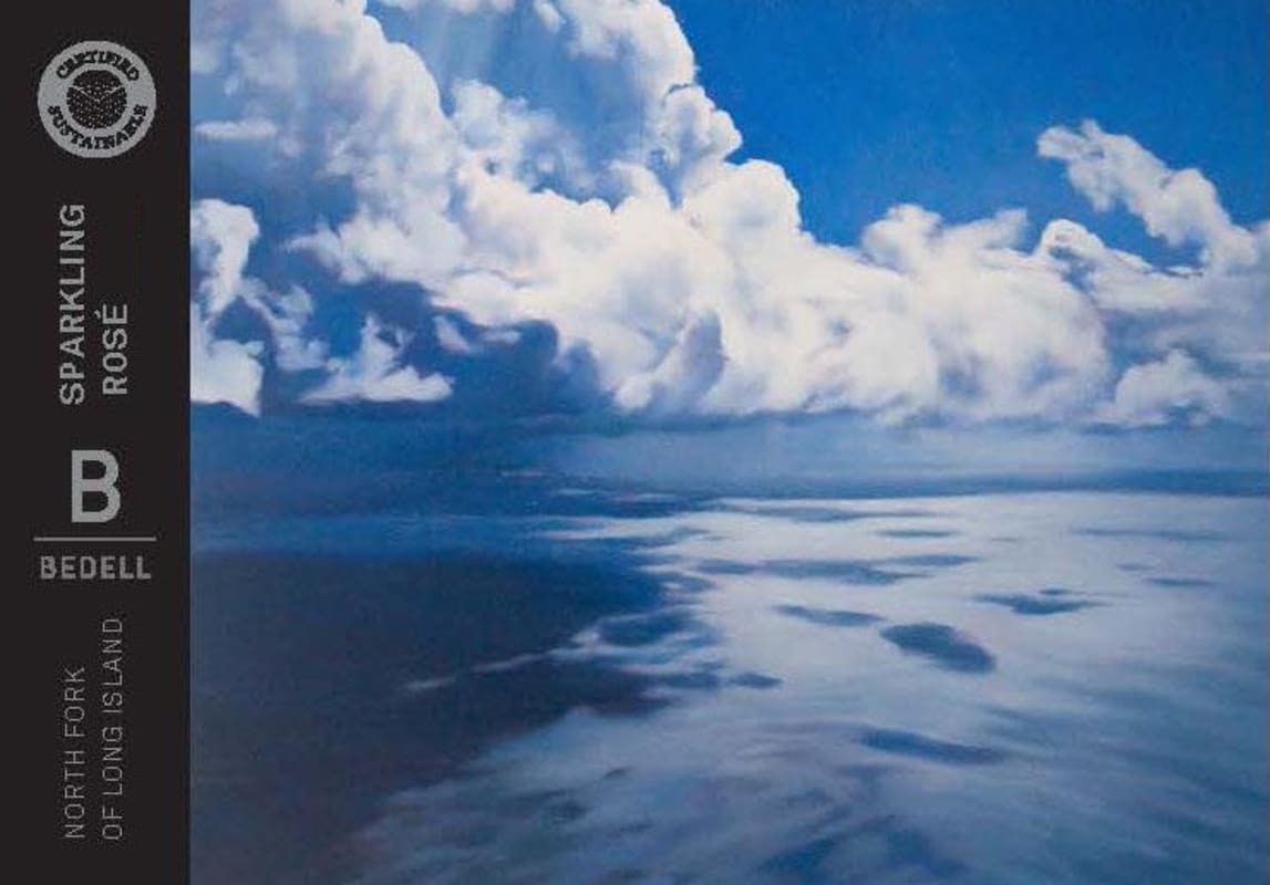 Bedell Cellars Sparkling Rose 2015 Front Label