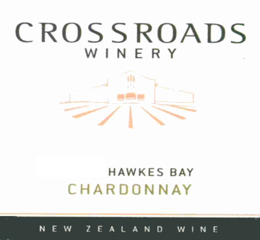 Crossroads Wines New Zealand Chardonnay 2012 Front Label