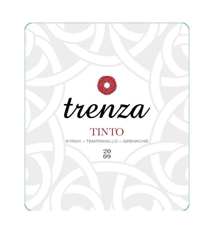 Trenza Tinto 2009 Front Label