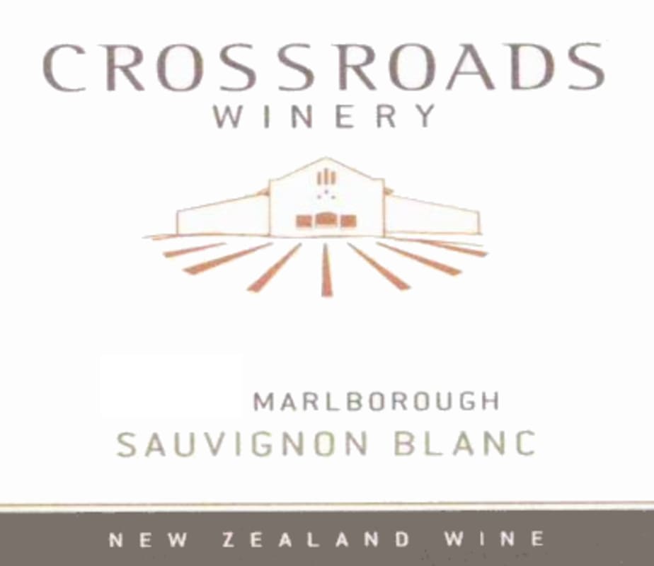 Crossroads Wines New Zealand Sauvignon Blanc 2013 Front Label