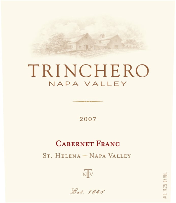 Trinchero Cabernet Franc 2007 Front Label