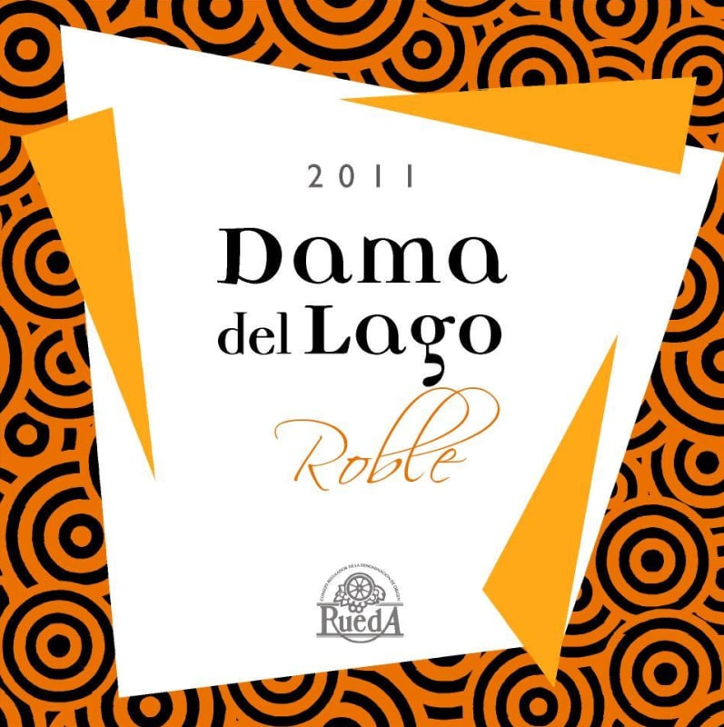 Cuatro Rayas Roble Dama del Lago 2011 Front Label