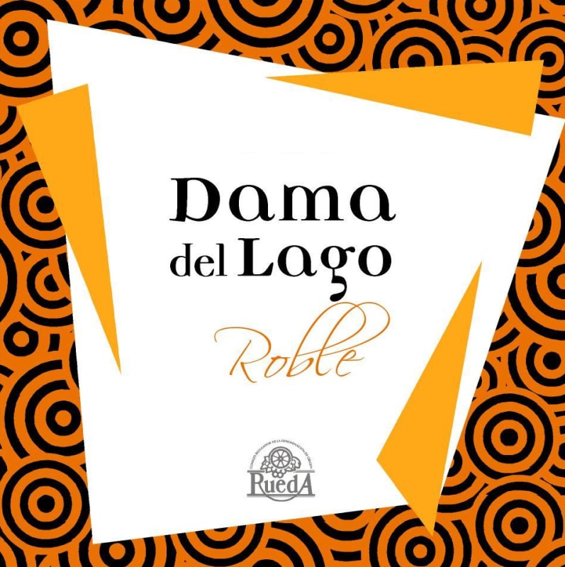 Cuatro Rayas Roble Dama del Lago 2012 Front Label