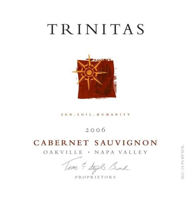 Trinitas Cabernet Sauvignon 2006 Front Label