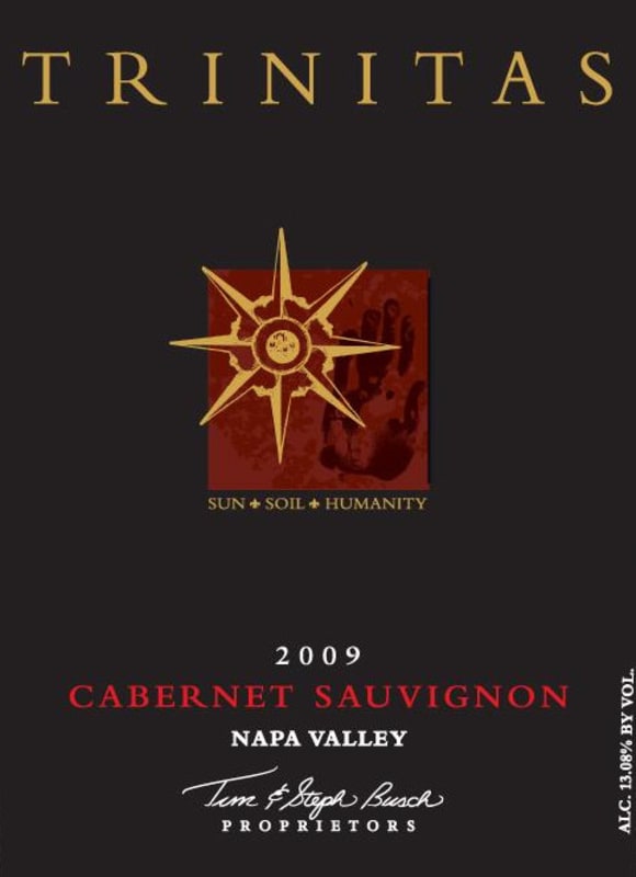 Trinitas Cabernet Sauvignon 2009 Front Label
