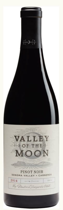 Valley of the Moon Pinot Noir 2014 Front Bottle Shot