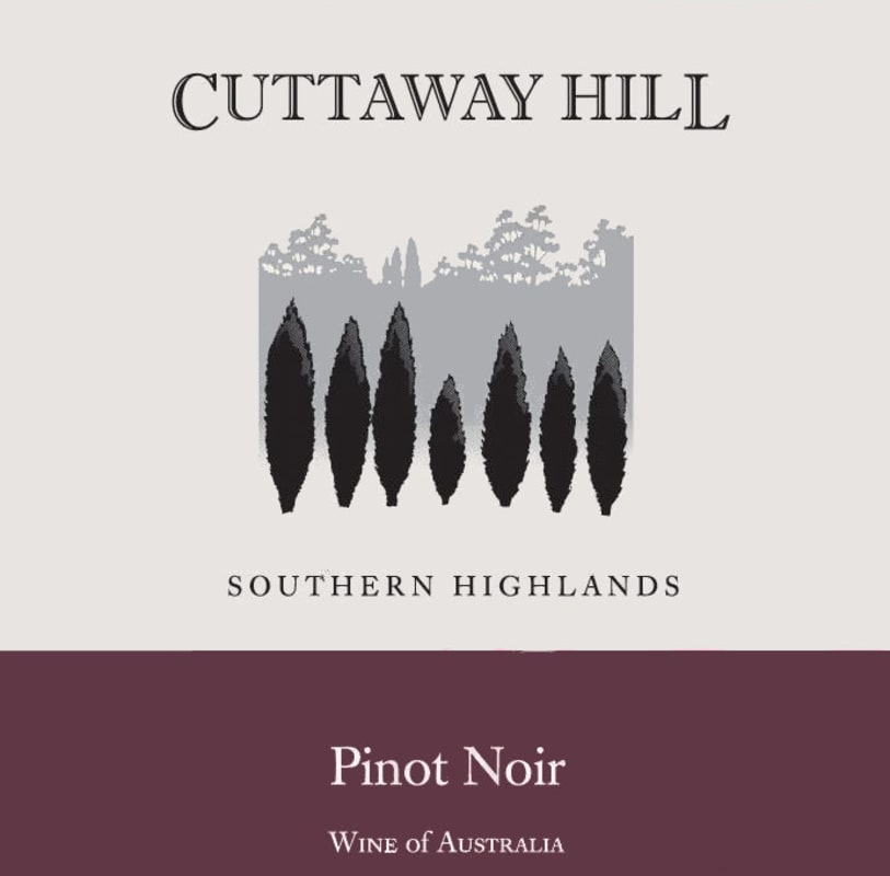 Cuttaway Hill Estate Pinot Noir 2015 Front Label