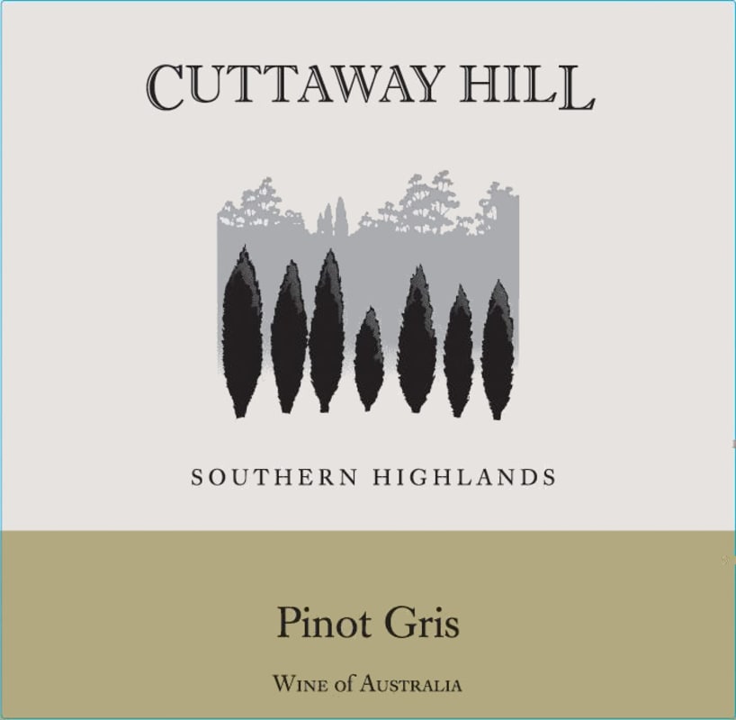 Cuttaway Hill Estate Pinot Gris 2010 Front Label