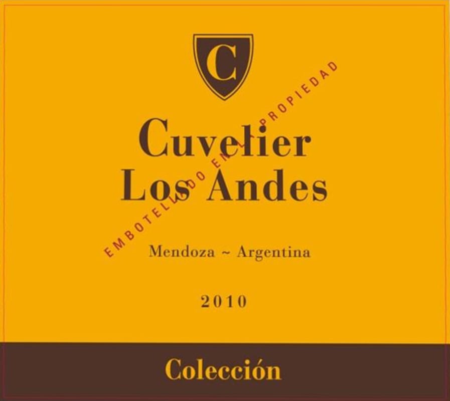 Cuvelier Los Andes Coleccion 2010 Front Label