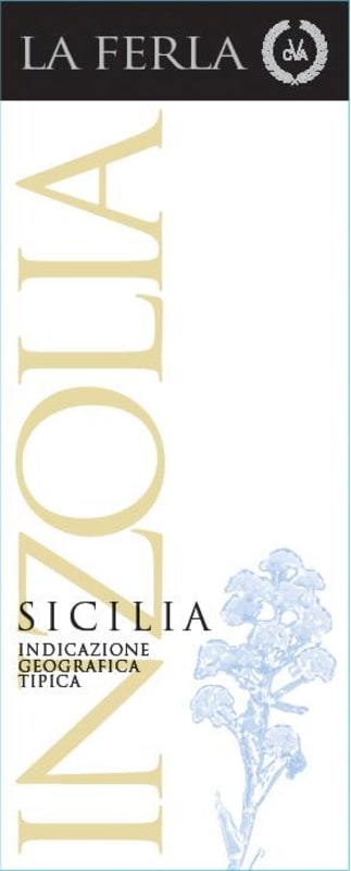 CVA Canicatti Sicilia La Ferla Inzolia 2014 Front Label