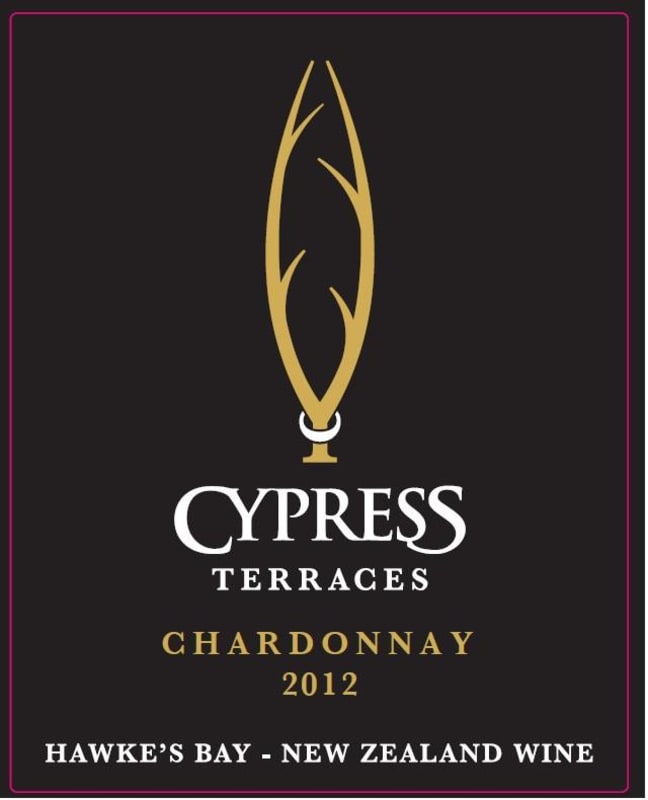 Cypress Wines Ltd. Terraces Chardonnay 2012 Front Label